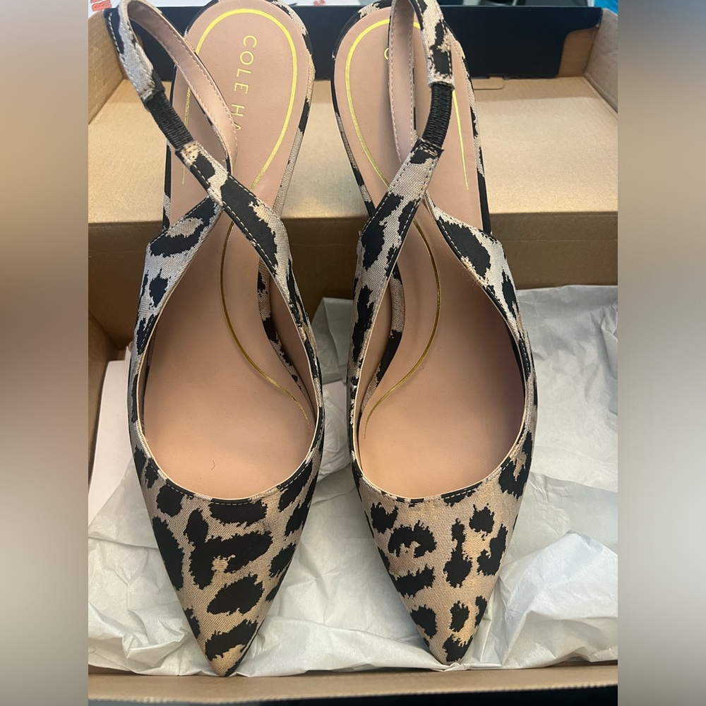 New still in box Cole Haan Sling back pump
